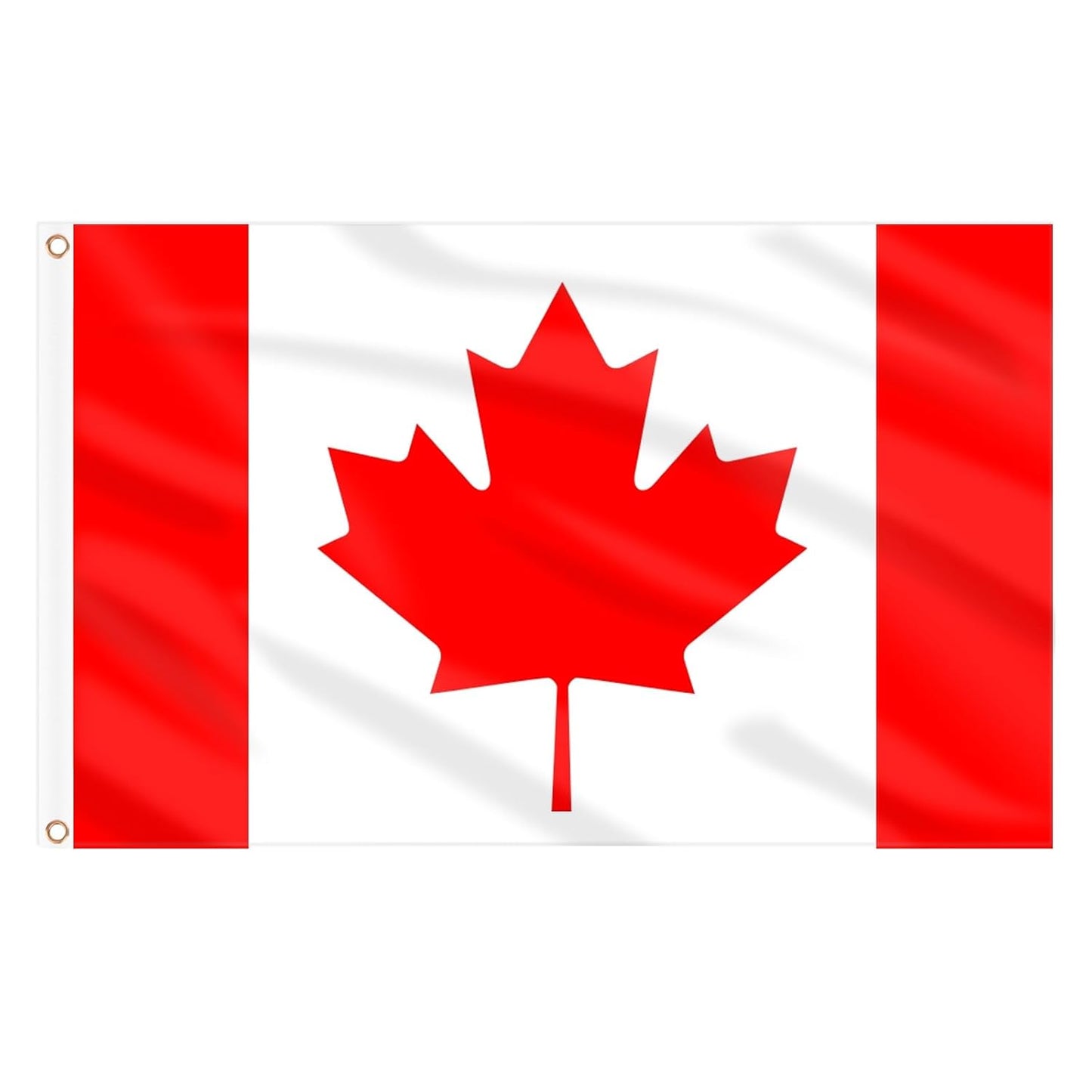 Canada Flag 3 X 5 Ft, Large Canadian Flags for outside - Double Side with Brass Eyelets for Olympic Party Decorations, Bar Garden Street Decoration Indoor Outdoor