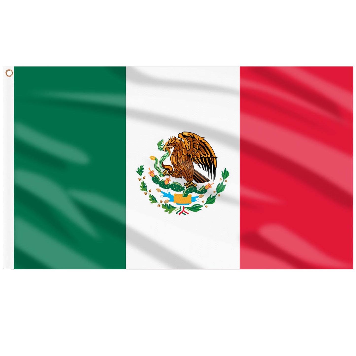Mexico Flag 3X5 Ft, Large Mexican Flags for outside - Double Sided with Brass Eyelets for Olympic Party Decorations Bar Garden Street Decoration Indoor Outdoor