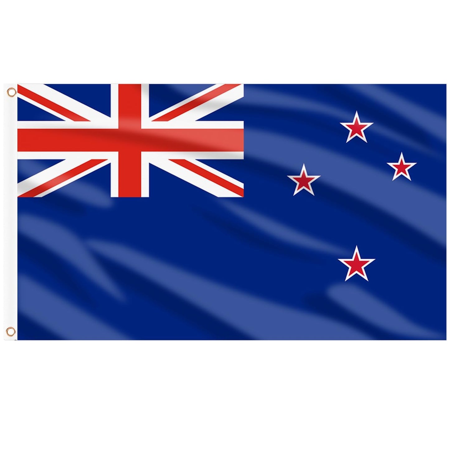 New Zealand Flag Kiwi Flag 3X5 Ft, Large New Zealand National Flags for outside - Double Side with Brass Eyelets for Olympic Party Decorations, Bar Garden Street Decoration Indoor Outdoor