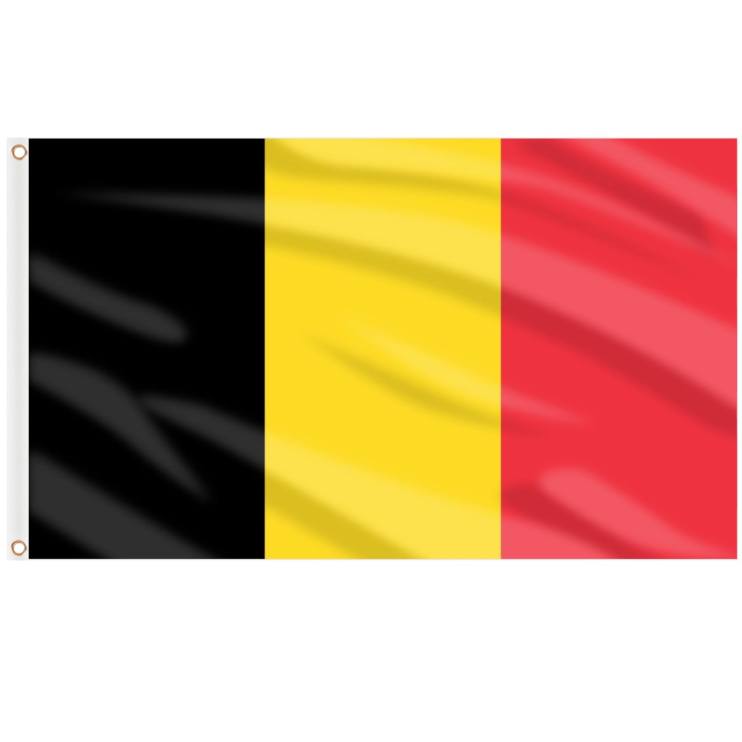Belgium Flag Belgian Flag 3X5 Ft, Large Belgian National Flags - Double Side with Brass Eyelets for Belgium Party Decorations, Bar Garden Street Decoration Indoor Outdoor