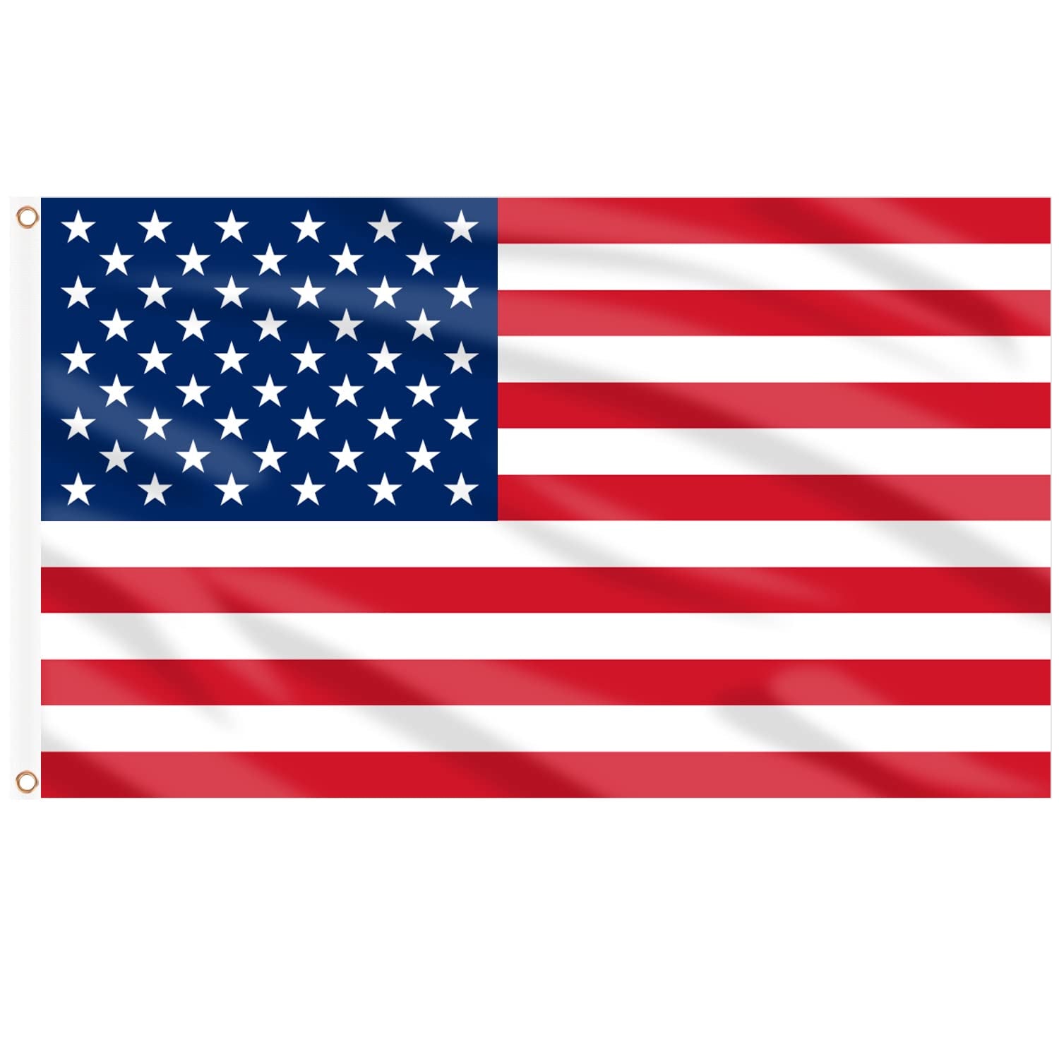 American Flag for outside 3X5 Ft, Large America Flag Double Side with Brass Eyelets for American Party Decorations, Bar Garden Street Decoration Indoor Outdoor