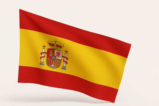 3x5 FT (90x150cm) Indoor/Outdoor Spain Flag – Durable Double-Sided Spain Flag with Brass Grommets