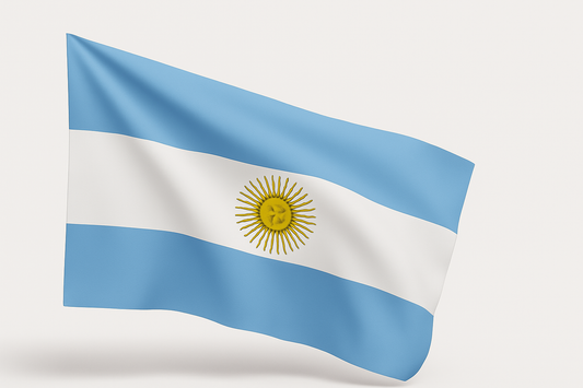 3x5 FT(90x150cm) Indoor/Outdoor Argentina Flag – Durable Double-Sided Argentina Flag with Brass Grommets