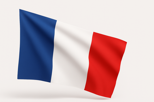 3x5 FT (90x150cm) Indoor/Outdoor France Flag – Durable Double-Sided France Flag with Brass Grommets