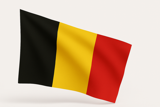 “3x5 FT (90x150cm) Indoor/Outdoor Belgium Flag – Durable Double-Sided Belgium Flag with Brass Grommets
