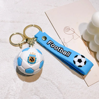 Football Jersey 2024 Keychain Cartoon Figures Soccer Birthday Party Supplies Toy Key Ring Messii Jerseys Souvenir for Men