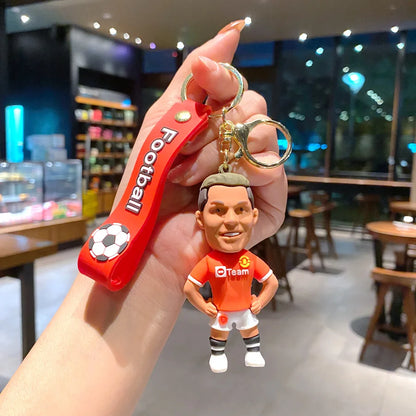 Football Jersey 2024 Keychain Cartoon Figures Soccer Birthday Party Supplies Toy Key Ring Messii Jerseys Souvenir for Men