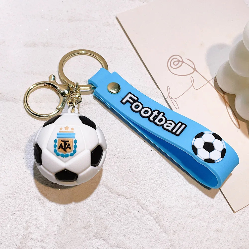 Football Jersey 2024 Keychain Cartoon Figures Soccer Birthday Party Supplies Toy Key Ring Messii Jerseys Souvenir for Men