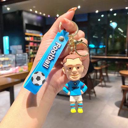 Football Jersey 2024 Keychain Cartoon Figures Soccer Birthday Party Supplies Toy Key Ring Messii Jerseys Souvenir for Men