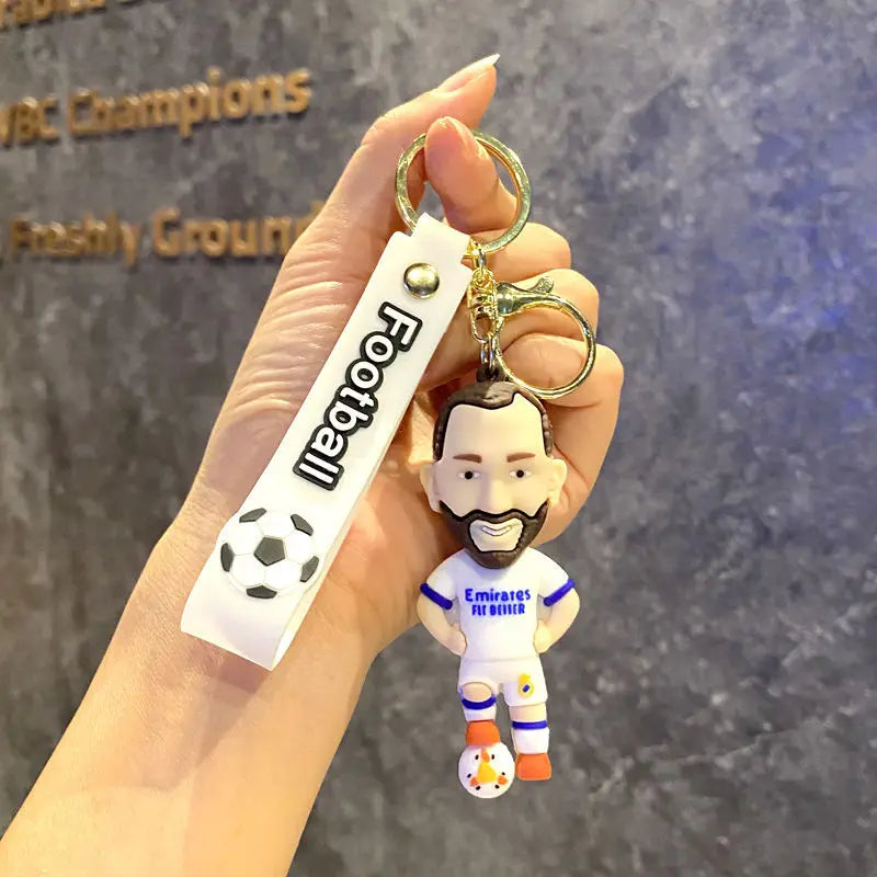 Football Jersey 2024 Keychain Cartoon Figures Soccer Birthday Party Supplies Toy Key Ring Messii Jerseys Souvenir for Men