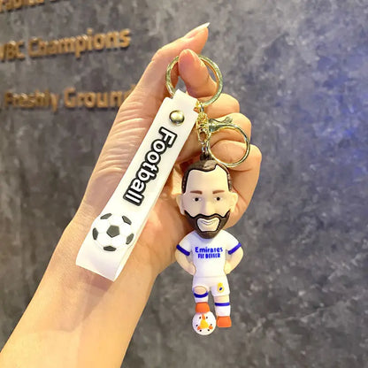 Football Jersey 2024 Keychain Cartoon Figures Soccer Birthday Party Supplies Toy Key Ring Messii Jerseys Souvenir for Men