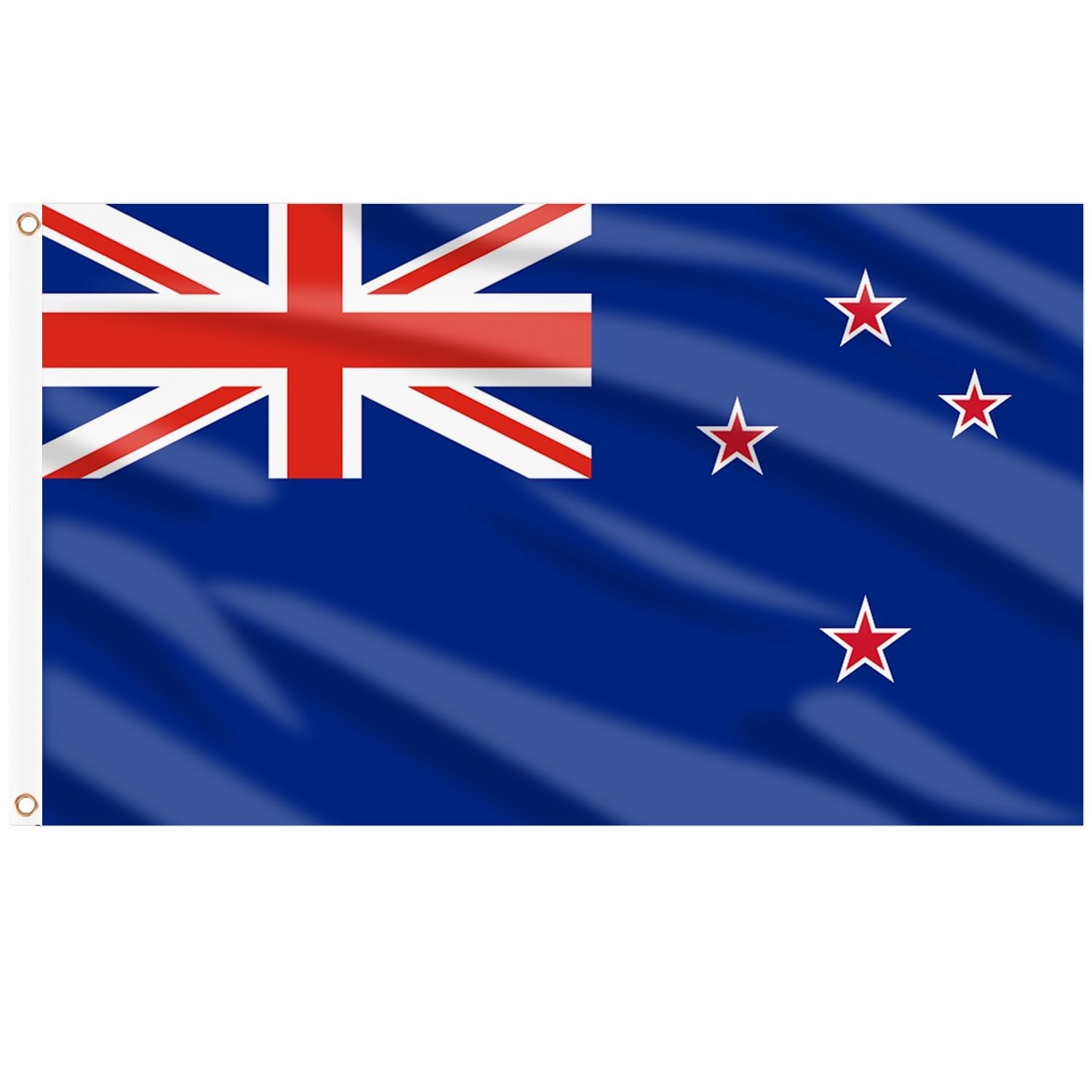 New Zealand Flag Kiwi Flag 3X5 Ft, Large New Zealand National Flags for outside - Double Side with Brass Eyelets for Olympic Party Decorations, Bar Garden Street Decoration Indoor Outdoor
