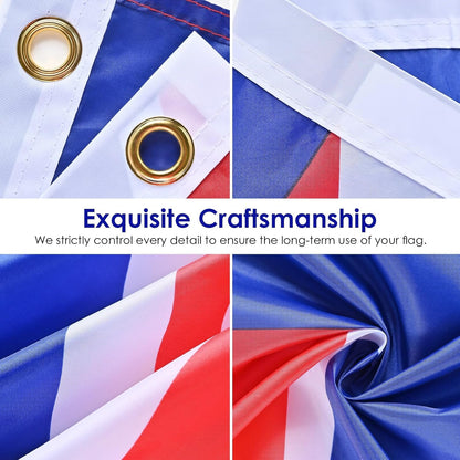 New Zealand Flag Kiwi Flag 3X5 Ft, Large New Zealand National Flags for outside - Double Side with Brass Eyelets for Olympic Party Decorations, Bar Garden Street Decoration Indoor Outdoor